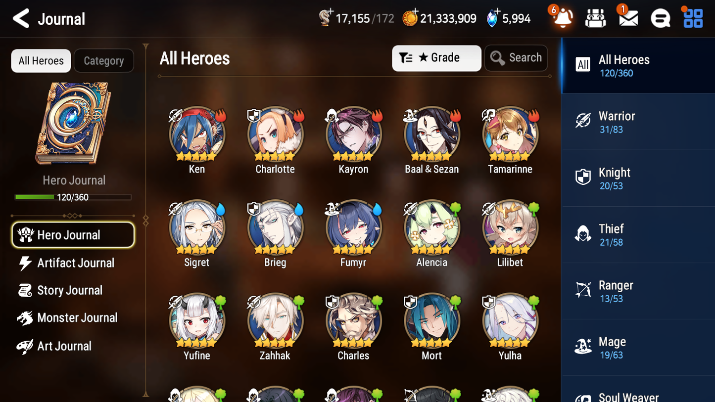 [GLOBAL] [INSTANT] Epic 7 Seven 3ML Harsetti Straze Sharun + 42ML pulls + 20 Speed + Name Starter Account-Mobile Games Starter