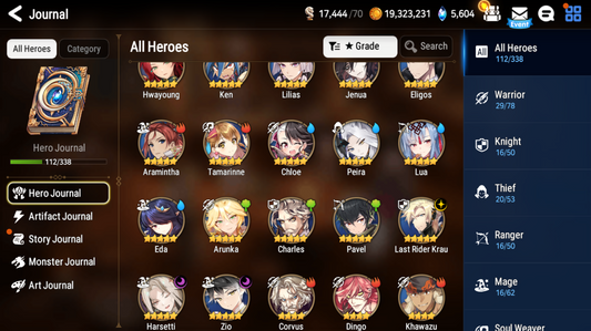 [GLOBAL] [INSTANT] Epic 7 Seven 3ML Harsetti Zio Last Rider Krau + ML pulls + Name Starter Account-Mobile Games Starter