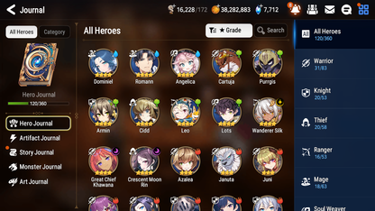 [GLOBAL] [INSTANT] Epic 7 Seven 3ML Hellion Lua Belian Designer Lilibet Festive Eda + ML pulls +Name Starter Account-Mobile Games Starter