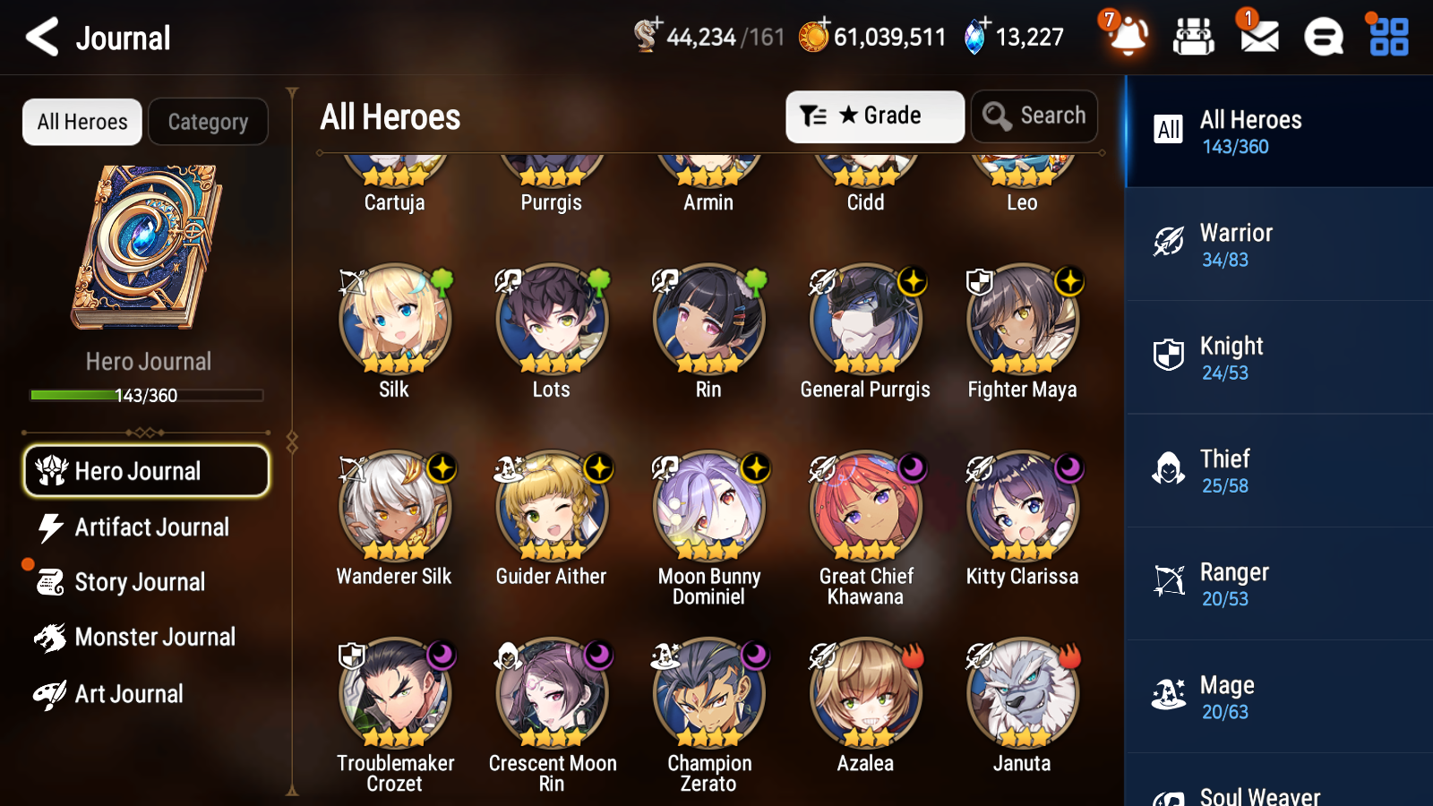 [GLOBAL] [INSTANT] Epic 7 Seven 3ML Hellion Lua DJ Basar + 77ML pulls 13k skystones + 20 Speed + Name Starter Account-Mobile Games Starter