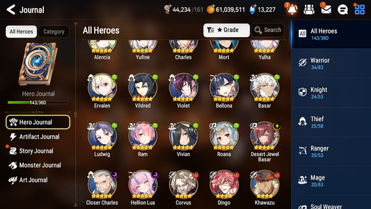 [GLOBAL] [INSTANT] Epic 7 Seven 3ML Hellion Lua DJ Basar + 77ML pulls 13k skystones + 20 Speed + Name Starter Account-Mobile Games Starter