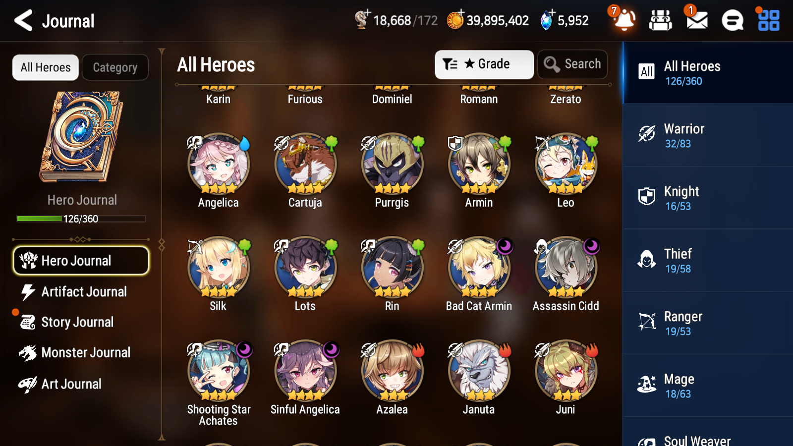 [GLOBAL] [INSTANT] Epic 7 Seven 3ML Lady of the Scales Blooming Lidica + Artifact + Byblis Martial Artist Ken +42ML pulls +20 speed +Name Starter Account-Mobile Games Starter