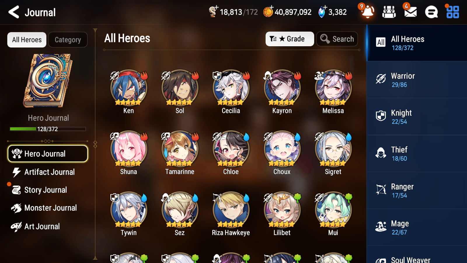 [GLOBAL] [INSTANT] Epic 7 Seven 3ML Monarch of the Sword Iseria Young Senya+artifact Solitaria of the Snow Death Dealer Ray + 40ML pulls +20 Speed + Name Starter Account-Mobile Games Starter