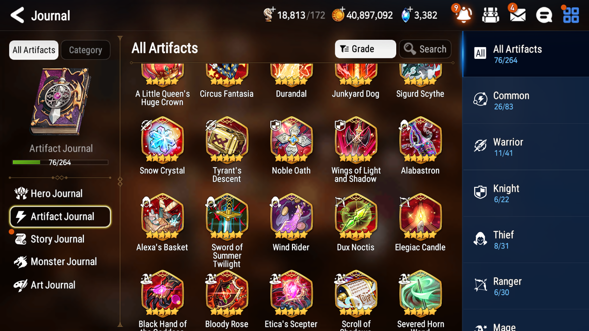 [GLOBAL] [INSTANT] Epic 7 Seven 3ML Monarch of the Sword Iseria Young Senya+artifact Solitaria of the Snow Death Dealer Ray + 40ML pulls +20 Speed + Name Starter Account-Mobile Games Starter