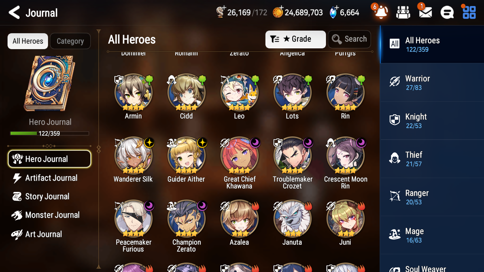 [GLOBAL] [INSTANT] Epic 7 Seven 3ML Navy Captain Landy Dragon Bride Senya Kawerik + 49ML pulls +20 Speed +Name Starter Account-Mobile Games Starter
