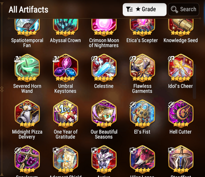 [GLOBAL] [INSTANT] Epic 7 Seven 3ML New Moon Luna Briar Witch Iseria Requiem Roana Rem +10k Gems +33 ML pulls Starter Account-Mobile Games Starter