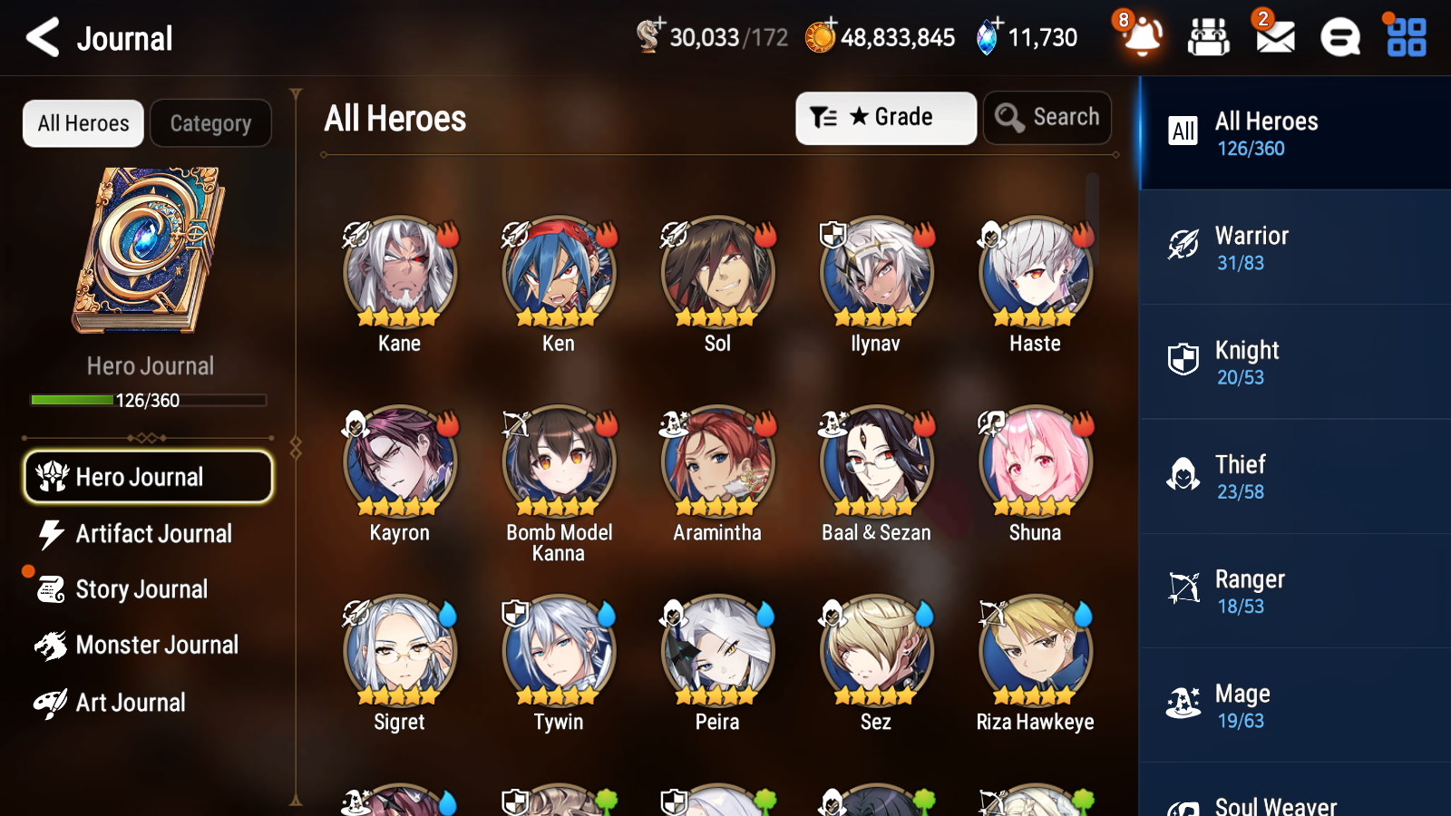 [GLOBAL] [INSTANT] Epic 7 Seven 3ML New Moon Luna Conqueror Lilias +11k Gems + 50ML pulls + 20 Speed Starter Account-Mobile Games Starter