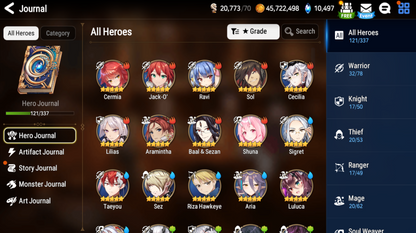 [GLOBAL] [INSTANT] Epic 7 Seven 3ML New Moon Luna Fallen Cecilia Maid Chloe +10k Gems + ML pulls Starter Account-Mobile Games Starter