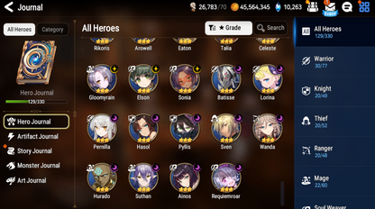 [GLOBAL] [INSTANT] Epic 7 Seven 3ML New Moon Luna Lionheart Cermia Elena Angel Angelica +10k Gems +32 ML pulls Starter Account-Mobile Games Starter