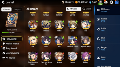 [GLOBAL] [INSTANT] Epic 7 Seven 3ML New Moon Luna Zio Maid Chloe + ML pulls + Name Starter Account-Mobile Games Starter