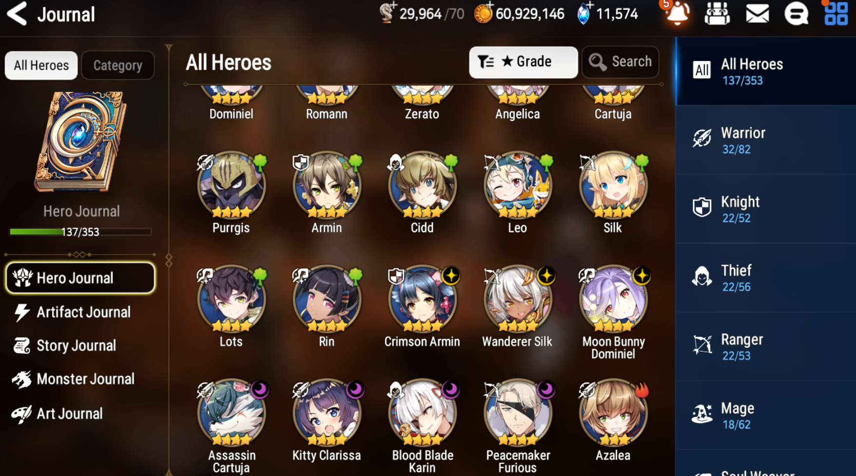 [GLOBAL] [INSTANT] Epic 7 Seven 3ML Rinak + Ruele Briar Witch Iseria Death Dealer Ray + 63ML pulls 11k skystones 1300 mystics+ Name Starter Account-Mobile Games Starter