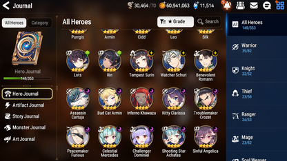 [GLOBAL] [INSTANT] Epic 7 Seven 3ML Rinak + Solitaria of the Snow Dark Corvus Operator Sigret + 63ML pulls 11k skystones 1300 mystics+ Name Starter Account-Mobile Games Starter