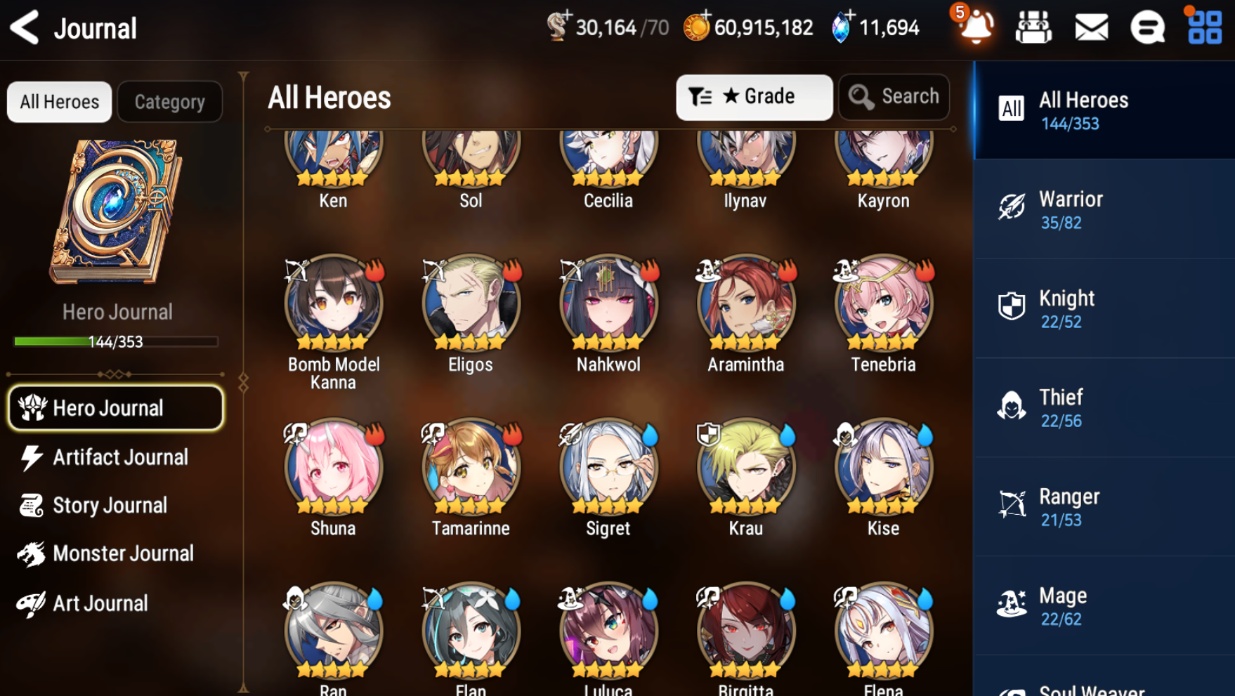 [GLOBAL] [INSTANT] Epic 7 Seven 3ML Rinak + Straze Operator Sigret Requiem Roana + 63ML pulls 11k skystones 1300 mystics+ Name Starter Account-Mobile Games Starter