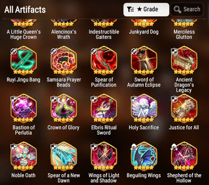 [GLOBAL] [INSTANT] Epic 7 Seven 3ML Rinak + Straze Operator Sigret Requiem Roana + 63ML pulls 11k skystones 1300 mystics+ Name Starter Account-Mobile Games Starter