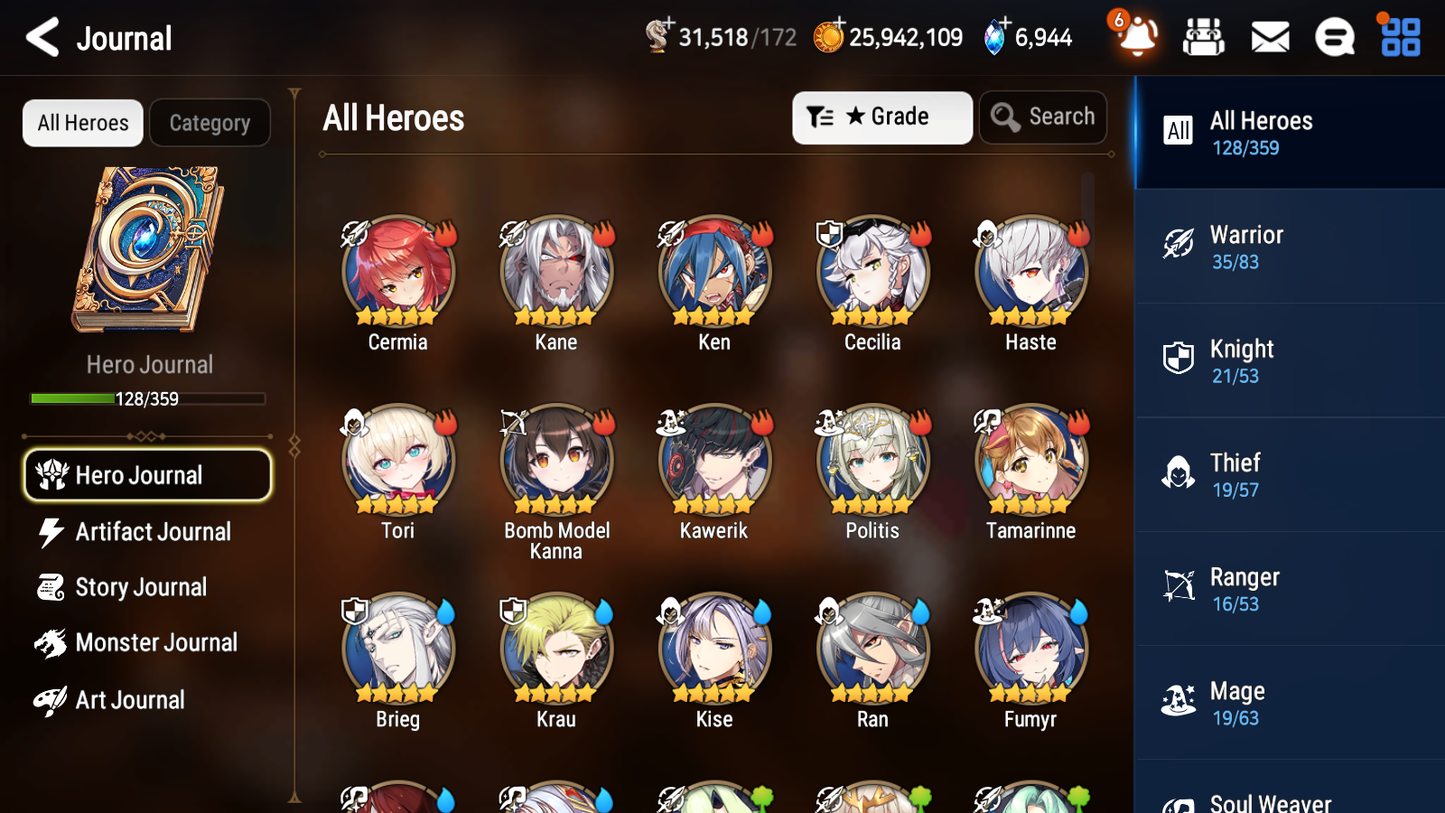 [GLOBAL] [INSTANT] Epic 7 Seven 3ML Sea Phantom Politis Dragon Bride Senya Krau + 51ML pulls +20 Speed + Name Starter Account-Mobile Games Starter