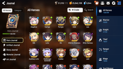 [GLOBAL] [INSTANT] Epic 7 Seven 3ML Sea Phantom Politis Dragon Bride Senya Krau + 51ML pulls +20 Speed + Name Starter Account-Mobile Games Starter