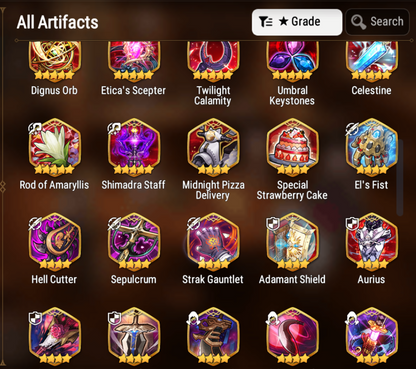 [GLOBAL] [INSTANT] Epic 7 Seven 2ML Sea Phantom Politis Dragon Bride Senya + ML pulls + Name Starter Account-Mobile Games Starter