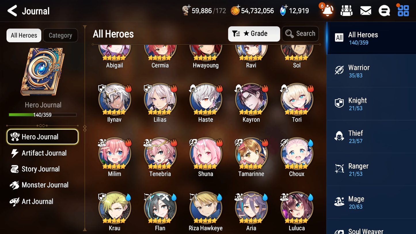 [GLOBAL] [INSTANT] Epic 7 Seven 3ML Tori Belian Briar Witch Iseria Remnant Violet + 81ML pulls 13k skystones 2500 mystics+20 Speed + Name Starter Account-Mobile Games Starter