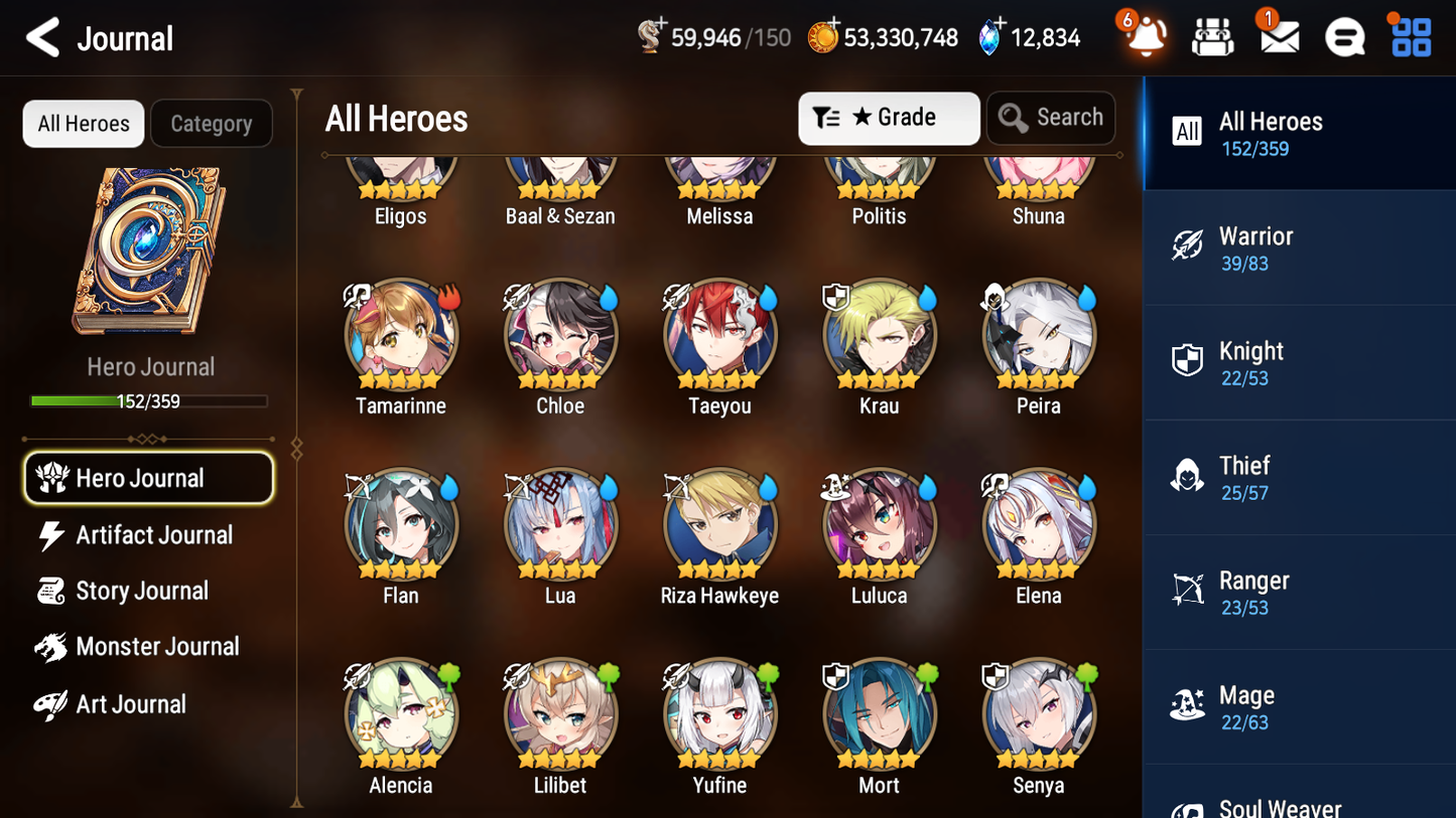 [GLOBAL] [INSTANT] Epic 7 Seven 3ML Tori Lionheart Cermia Zio Death Dealer Ray + 81ML pulls 13k skystones 2900 mystics+20 Speed+ Name Starter Account-Mobile Games Starter