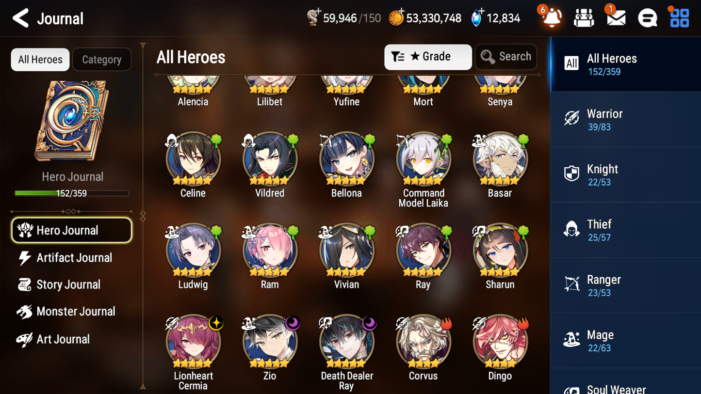 [GLOBAL] [INSTANT] Epic 7 Seven 3ML Tori Lionheart Cermia Zio Death Dealer Ray + 81ML pulls 13k skystones 2900 mystics+20 Speed+ Name Starter Account-Mobile Games Starter