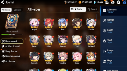 [GLOBAL] [INSTANT] Epic 7 Seven 3ML Tori Straze Ken Ruele + 69ML pulls 13k skystones 2900 mystics+ Name Starter Account-Mobile Games Starter