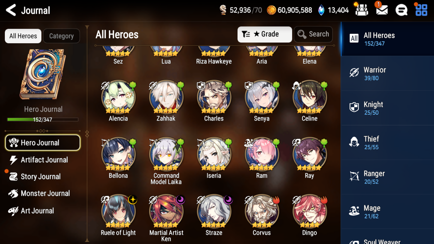 [GLOBAL] [INSTANT] Epic 7 Seven 3ML Tori Straze Ken Ruele + 69ML pulls 13k skystones 2900 mystics+ Name Starter Account-Mobile Games Starter