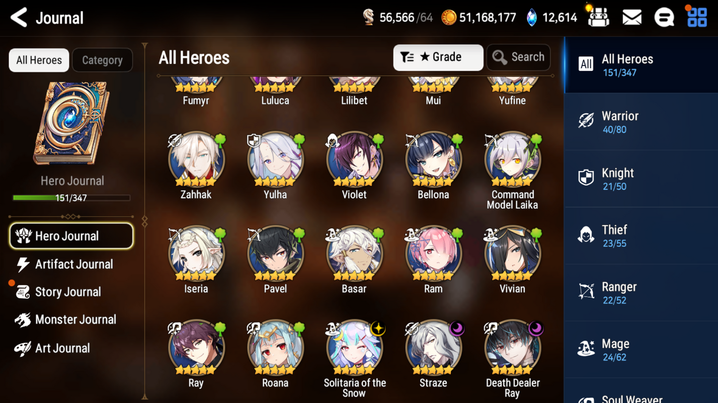 [GLOBAL] [INSTANT] Epic 7 Seven 3ML Tori Straze Solitaria Ray + 66ML pulls 13k skystones 2900 mystics+ Name Starter Account-Mobile Games Starter