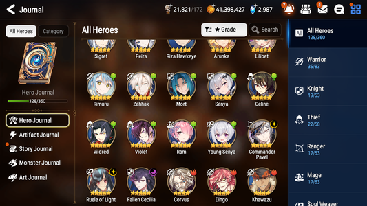 [GLOBAL] [INSTANT] Epic 7 Seven 3ML Young Senya+artifact Rimuru Commander Pavel Fallen Cecilia + 44ML pulls +20 Speed+ Name Starter Account-Mobile Games Starter