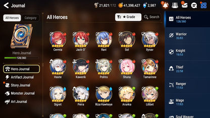 [GLOBAL] [INSTANT] Epic 7 Seven 3ML Young Senya+artifact Rimuru Commander Pavel Fallen Cecilia + 44ML pulls +20 Speed+ Name Starter Account-Mobile Games Starter