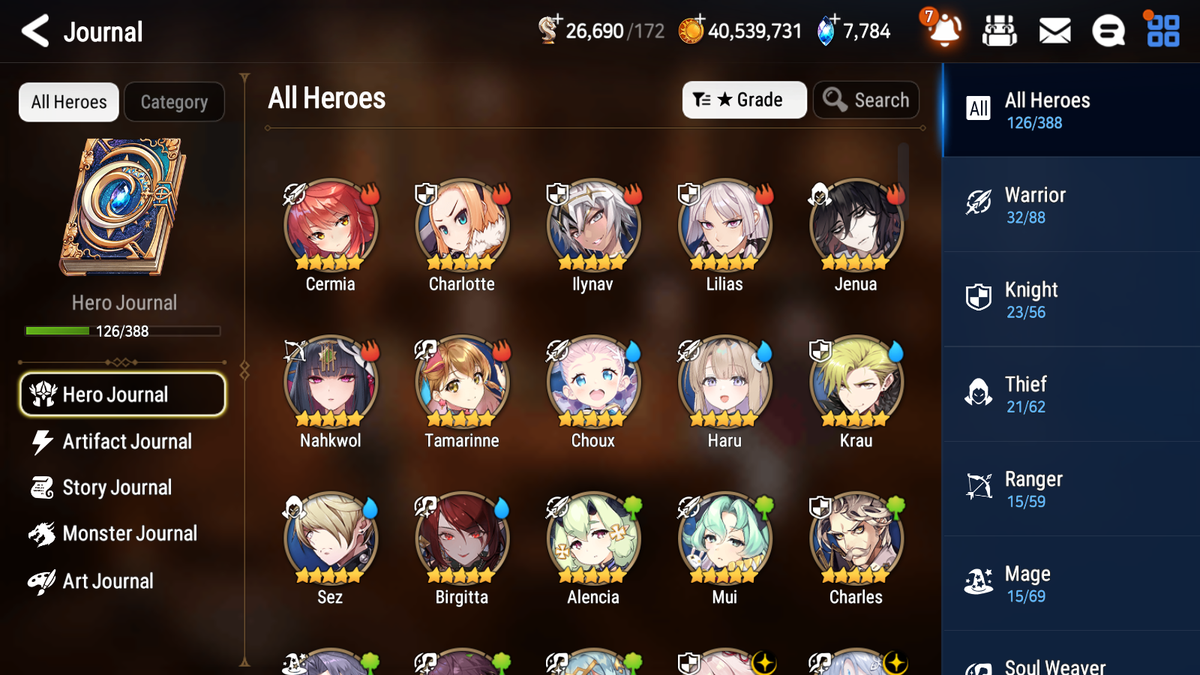 [GLOBAL] [INSTANT] Epic 7 Seven 4ML 1LIM Lisette Haru+artifact Boss Arunka Remnant Violet Apocalypse Ravi + 69ML pulls +3x 20 Speed + Luna Skin + Name Starter Account-Mobile Games Starter