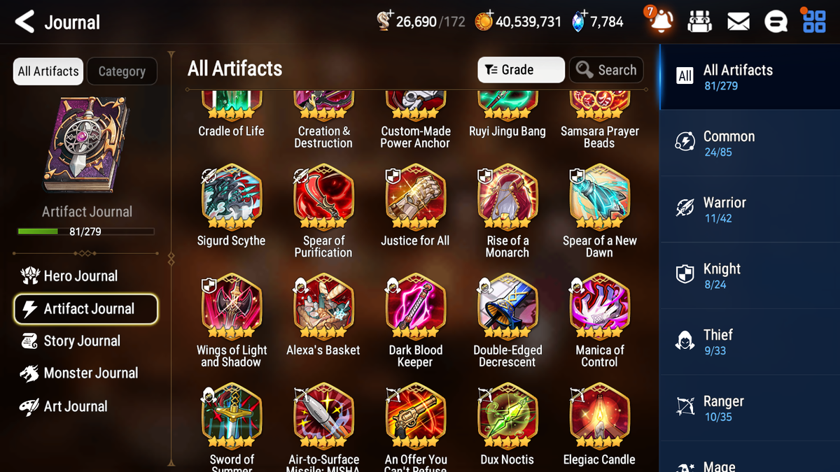 [GLOBAL] [INSTANT] Epic 7 Seven 4ML 1LIM Lisette Haru+artifact Boss Arunka Remnant Violet Apocalypse Ravi + 69ML pulls +3x 20 Speed + Luna Skin + Name Starter Account-Mobile Games Starter