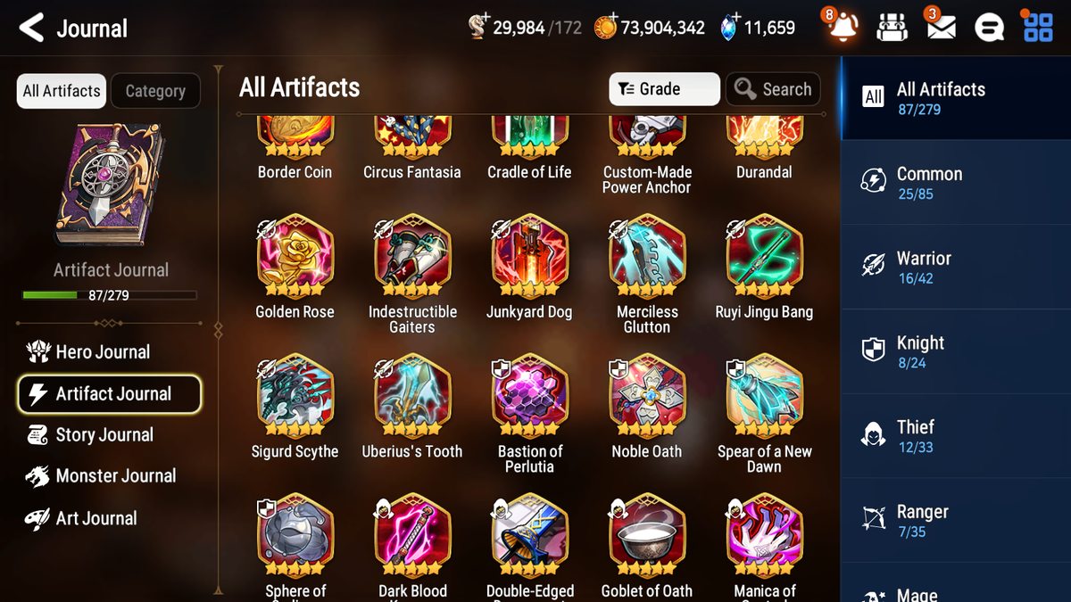 [GLOBAL] [INSTANT] Epic 7 Seven 4ML 1LIM Salome Haru Abyssal Yufine Top Model Luluca Architect Laika + 91ML pulls 11k skystones mystics+ 2x 20 Speed + 4 Sets Gear + Luna Skin+Name Starter Account-Mobile Games Starter