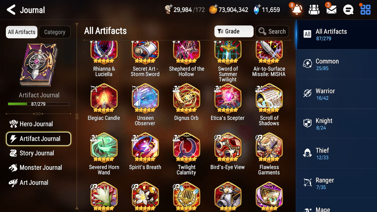 [GLOBAL] [INSTANT] Epic 7 Seven 4ML 1LIM Salome Haru Abyssal Yufine Top Model Luluca Architect Laika + 91ML pulls 11k skystones mystics+ 2x 20 Speed + 4 Sets Gear + Luna Skin+Name Starter Account-Mobile Games Starter