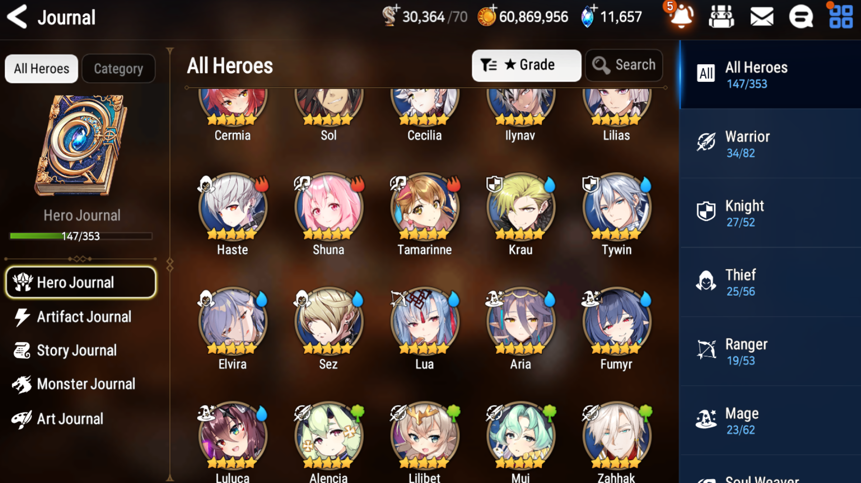 [GLOBAL] [INSTANT] Epic 7 Seven 4ML Abyssal Yufine Belian Specter Tenebria Sage Baal + 63ML pulls 11k skystones 1300 mystics+ Name Starter Account-Mobile Games Starter