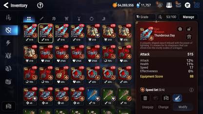 [GLOBAL] [INSTANT] Epic 7 Seven 4ML Abyssal Yufine Belian Specter Tenebria Sage Baal + 77ML pulls 11k skystones mystics+20 Speed + 4 Sets Gear +Name Starter Account-Mobile Games Starter