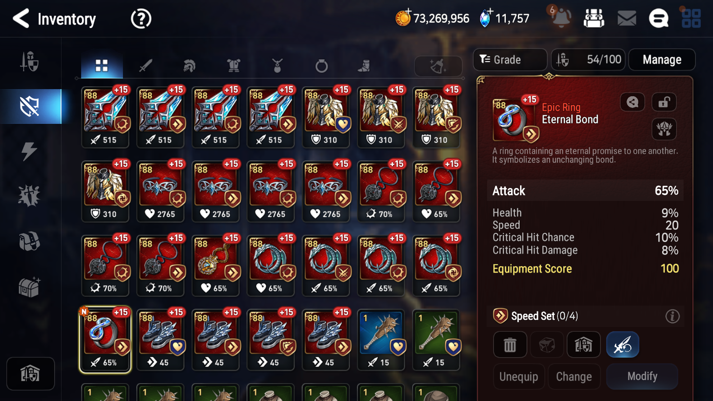 [GLOBAL] [INSTANT] Epic 7 Seven 4ML Abyssal Yufine Belian Specter Tenebria Sage Baal + 91ML pulls 11k skystones mystics+2x 20 Speed + 4 Sets Gear + Luna Skin+Name Starter Account-Mobile Games Starter
