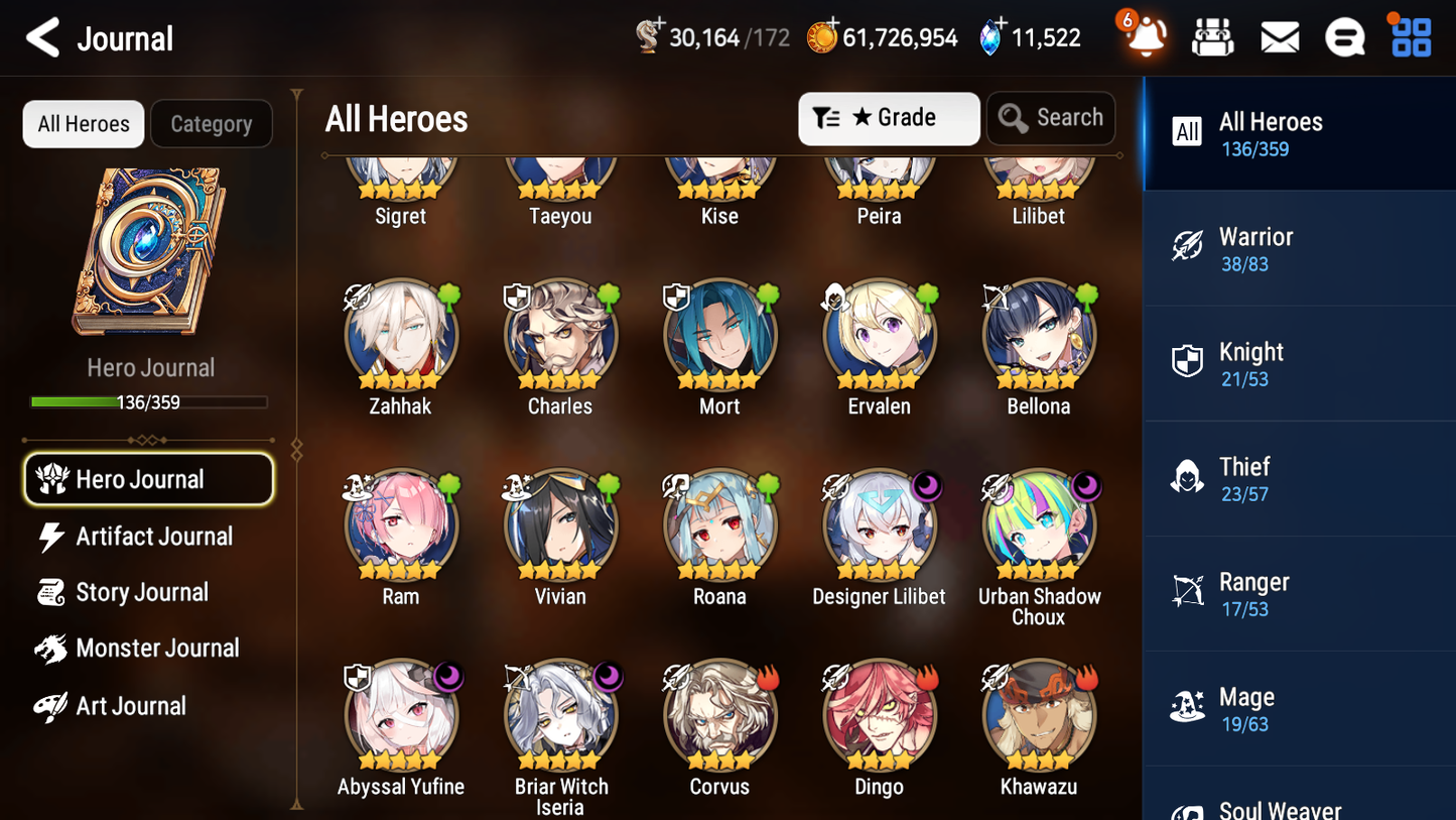 [GLOBAL] [INSTANT] Epic 7 Seven 4ML Abyssal Yufine Designer Lilibet Urban Shadow Choux Briar Witch Iseria Angel Angelica + 77ML pulls 11k skystones 1300 mystics+ 20 Speed +Name Starter Account-Mobile Games Starter