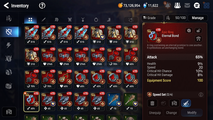 [GLOBAL] [INSTANT] Epic 7 Seven 4ML Abyssal Yufine Designer Lilibet Urban Shadow Choux Briar Witch Iseria Angel Angelica + 91ML pulls 11k skystones mystics+ 2x 20 Speed + 4 Sets Gear + Luna Skin+Name Starter Account-Mobile Games Starter