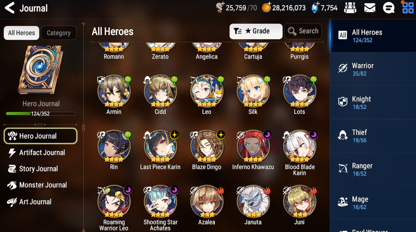 [GLOBAL] [INSTANT] Epic 7 Seven 4ML Boss Arunka Conqueror Lilias Judge Kise Elena + ML pulls + Name Starter Account-Mobile Games Starter
