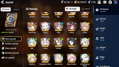 [GLOBAL] [INSTANT] Epic 7 Seven 4ML Boss Arunka Conqueror Lilias Judge Kise Elena + ML pulls + Name Starter Account-Mobile Games Starter
