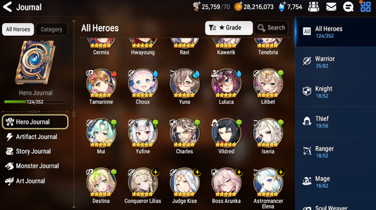 [GLOBAL] [INSTANT] Epic 7 Seven 4ML Boss Arunka Conqueror Lilias Judge Kise Elena + ML pulls + Name Starter Account-Mobile Games Starter