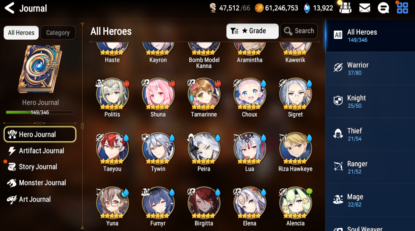[GLOBAL] [INSTANT] Epic 7 Seven 4ML Dragon Bride Senya Abyssal Yufine + 68 ML pulls 13k skystones +Name Starter Account-Mobile Games Starter
