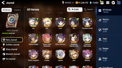 [GLOBAL] [INSTANT] Epic 7 Seven 4ML Dragon Bride Senya Abyssal Yufine + 68 ML pulls 13k skystones +Name Starter Account-Mobile Games Starter