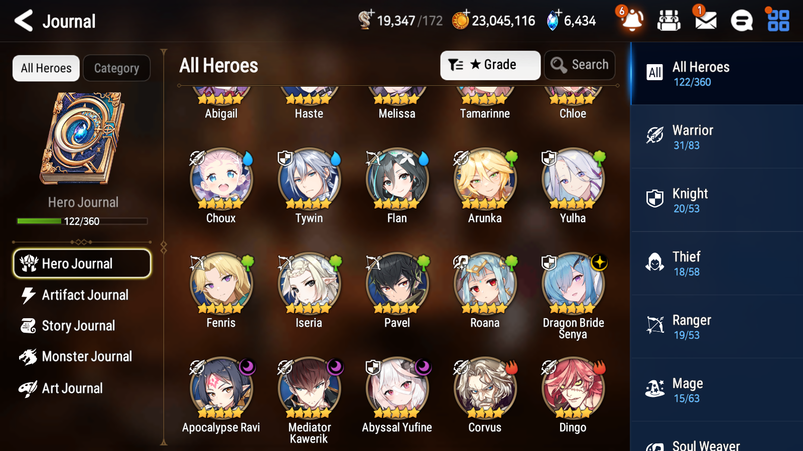 [GLOBAL] [INSTANT] Epic 7 Seven 4ML Dragon Bride Senya Abyssal Yufine Mediator Kawerik Ravi + 46ML pulls + 20 Speed +Name Starter Account-Mobile Games Starter