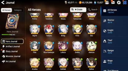 [GLOBAL] [INSTANT] Epic 7 Seven 4ML Dragon Bride Senya Sea Phantom Politis + 65 ML pulls 13k skystones +Name Starter Account-Mobile Games Starter