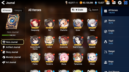 [GLOBAL] [INSTANT] Epic 7 Seven 4ML Dragon Bride Senya Sea Phantom Politis + 65 ML pulls 13k skystones +Name Starter Account-Mobile Games Starter