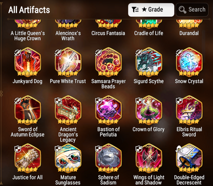 [GLOBAL] [INSTANT] Epic 7 Seven 4ML Dragon Bride Senya Sea Phantom Politis + 65 ML pulls 13k skystones +Name Starter Account-Mobile Games Starter