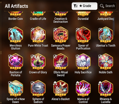 [GLOBAL] [INSTANT] Epic 7 Seven 4ML Empyrean Ilynav Conqueror Lilias Celine Eternal Wanderer Ludwig + 68ML pulls 13k skystones 2900 mystics+ Name Starter Account-Mobile Games Starter