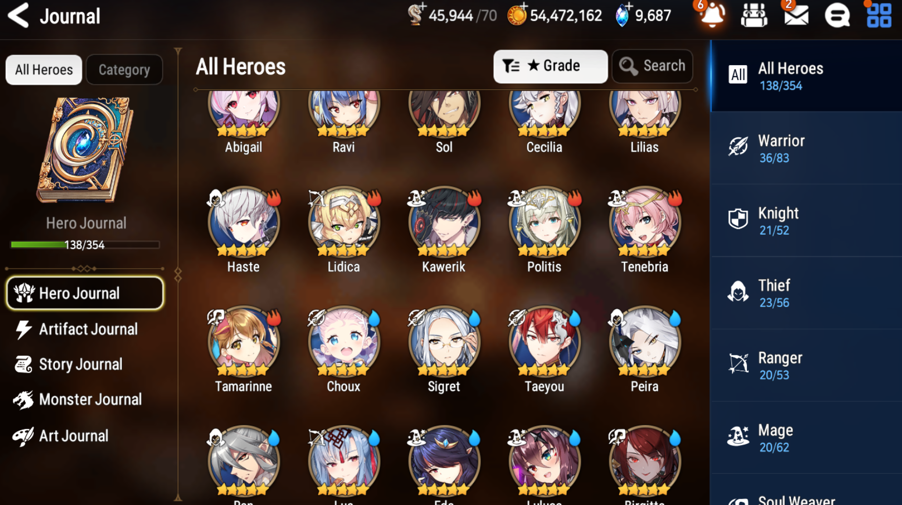[GLOBAL] [INSTANT] Epic 7 Seven 4ML Empyrean Ilynav Faithless Lidica Requiem Roana Charles + 49ML pulls 9k skystones 1250 mystics+ Name Starter Account-Mobile Games Starter