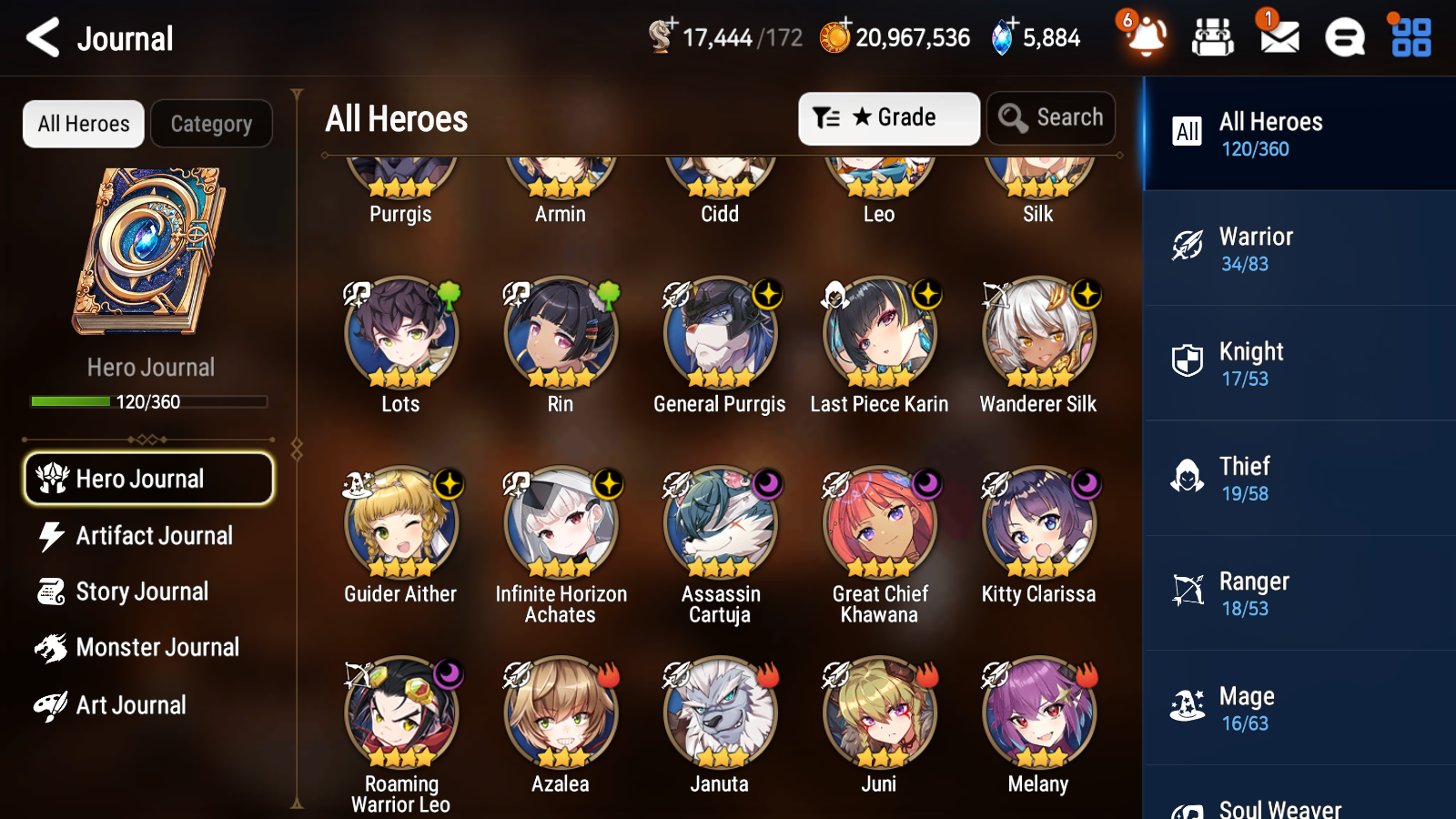 [GLOBAL] [INSTANT] Epic 7 Seven 4ML Harsetti Operator Sigret Sage Baal + 41ML pulls + 20 Speed +Name Starter Account-Mobile Games Starter